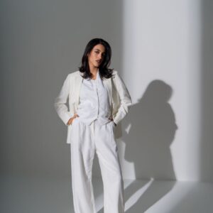 WOMEN'S 3 PCS SET BLAZER VEST PANTS